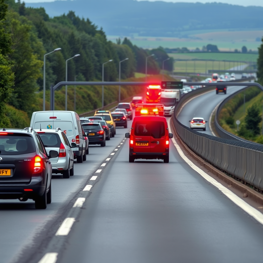 Drivers experience half-hour hold-ups on M4 following collision